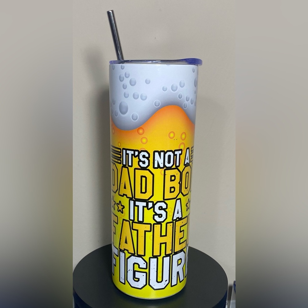 Father Figure Insulated Tumbler - Yellow